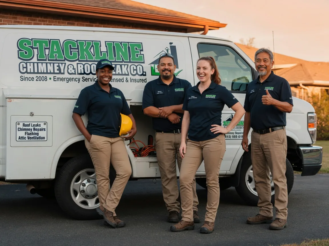 Chimney flashing repair company in Laverne, OK